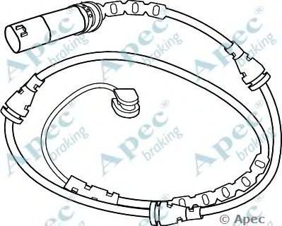 APEC BRAKING wir5266 -  Указатель износа, накладка тормозной колодки